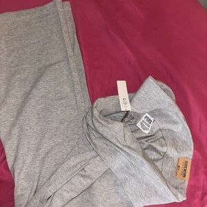Grey PINK yoga pants xl